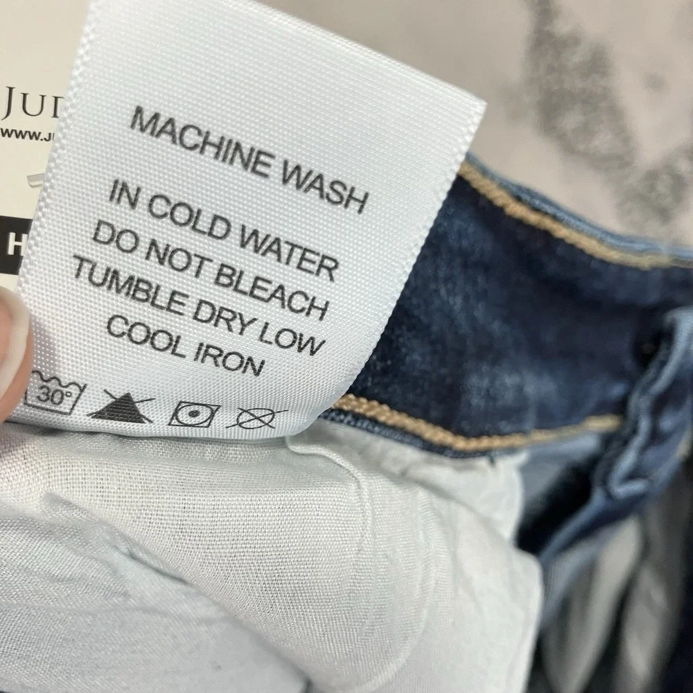 Judy Blue Flare Jeans Womens Plus 20W NWT High Rise Stretch Medium Wash Denim - Picture 13 of 14